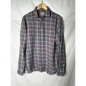 Faherty Brand The Movement Flannel Single Pocket Botton Down Men M MSRP $148